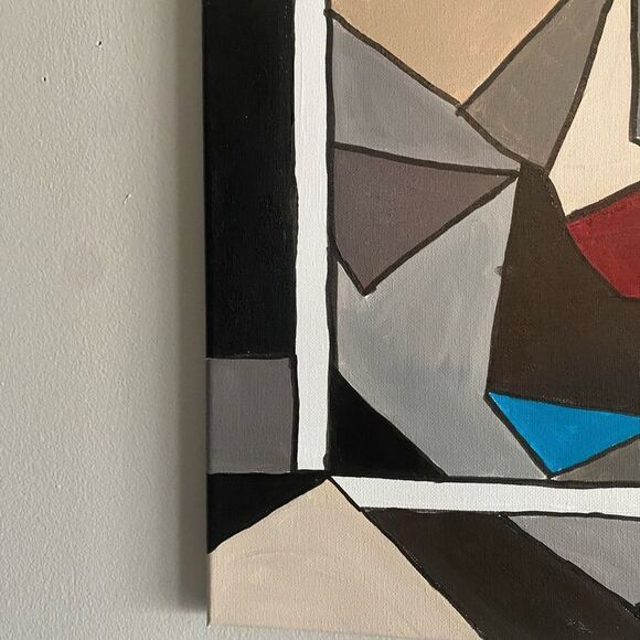 Original Cubism Abstract Abstract Art 16x20 - Picture 5 of 5